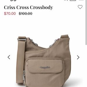 Baggallini Tan Crossbody Bag